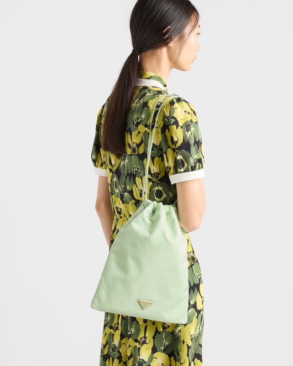 Prada Wish Re-Nylon pouch - Aqua Prada Wish Re-Nylon pouch - Aqua