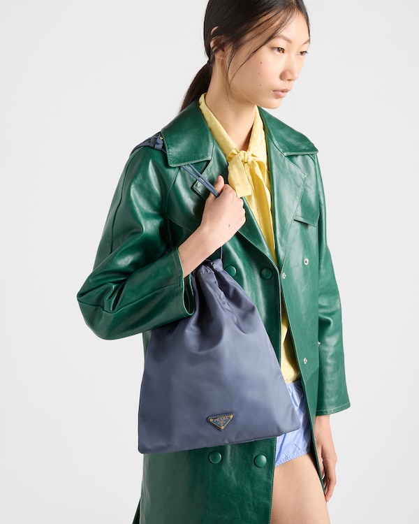 Prada Wish Re-Nylon pouch - Aviation Blue Prada Wish Re-Nylon pouch - Aviation Blue