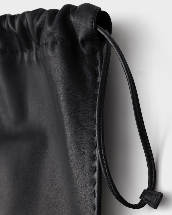 Prada Wish nappa leather pouch - Black Prada Wish nappa leather pouch - Black