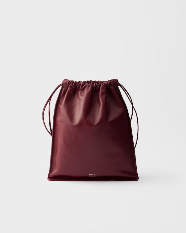 Prada Wish nappa leather pouch - Cerise Prada Wish nappa leather pouch - Cerise