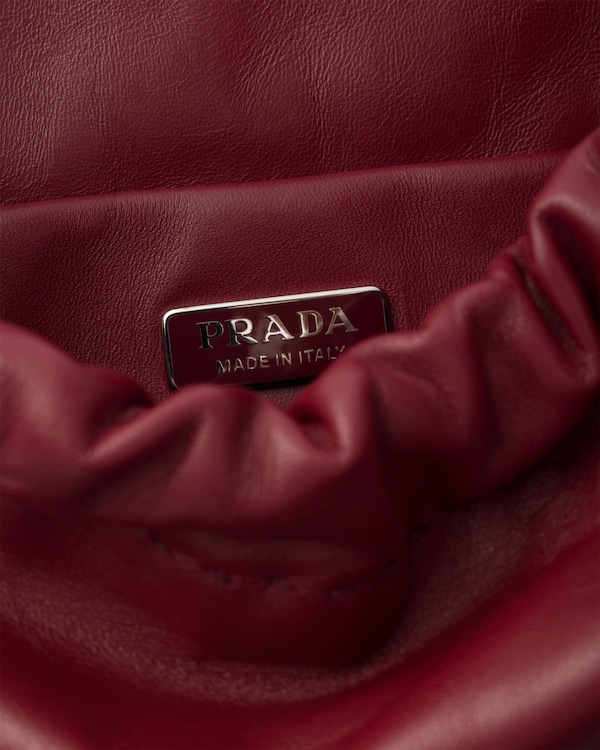 Prada Wish nappa leather pouch - Cerise Prada Wish nappa leather pouch - Cerise