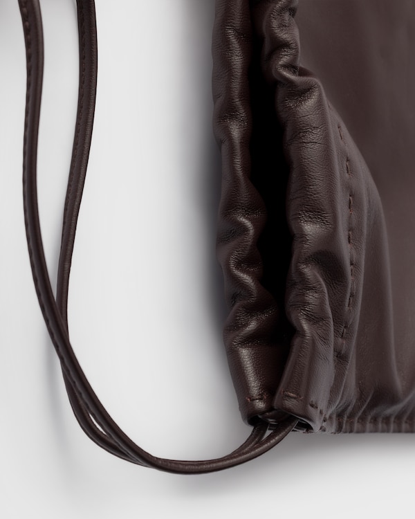 Prada Wish nappa leather pouch - Briarwood Prada Wish nappa leather pouch - Briarwood