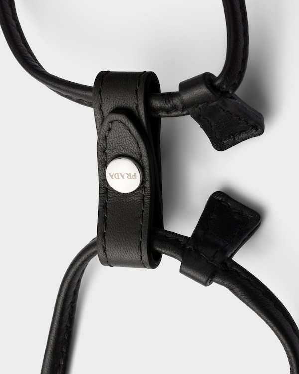 Prada Wish silk duchesse pouch - Black Prada Wish silk duchesse pouch - Black