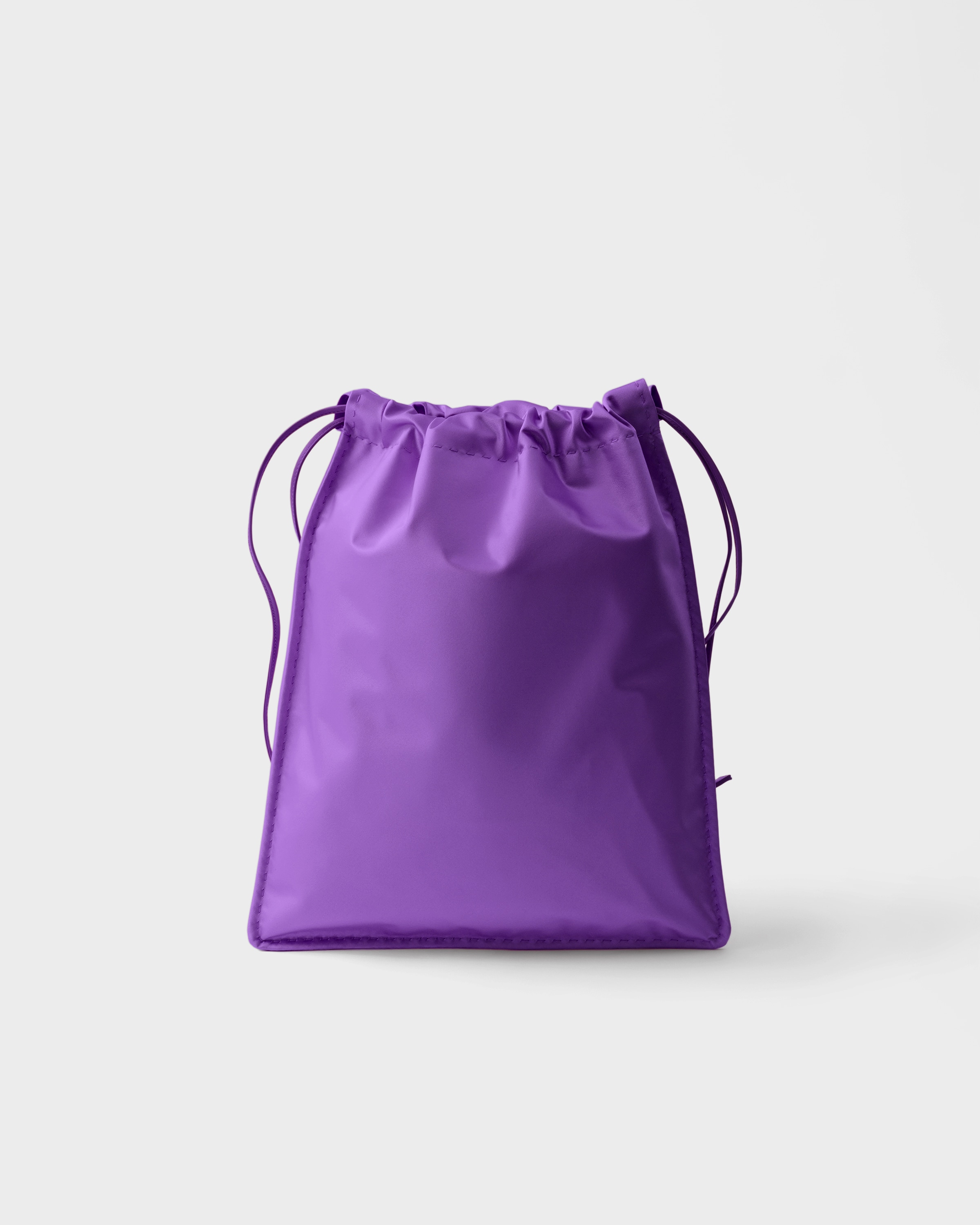 Azalea Red Prada Wish Silk Duchesse Pouch | PRADA - Finland