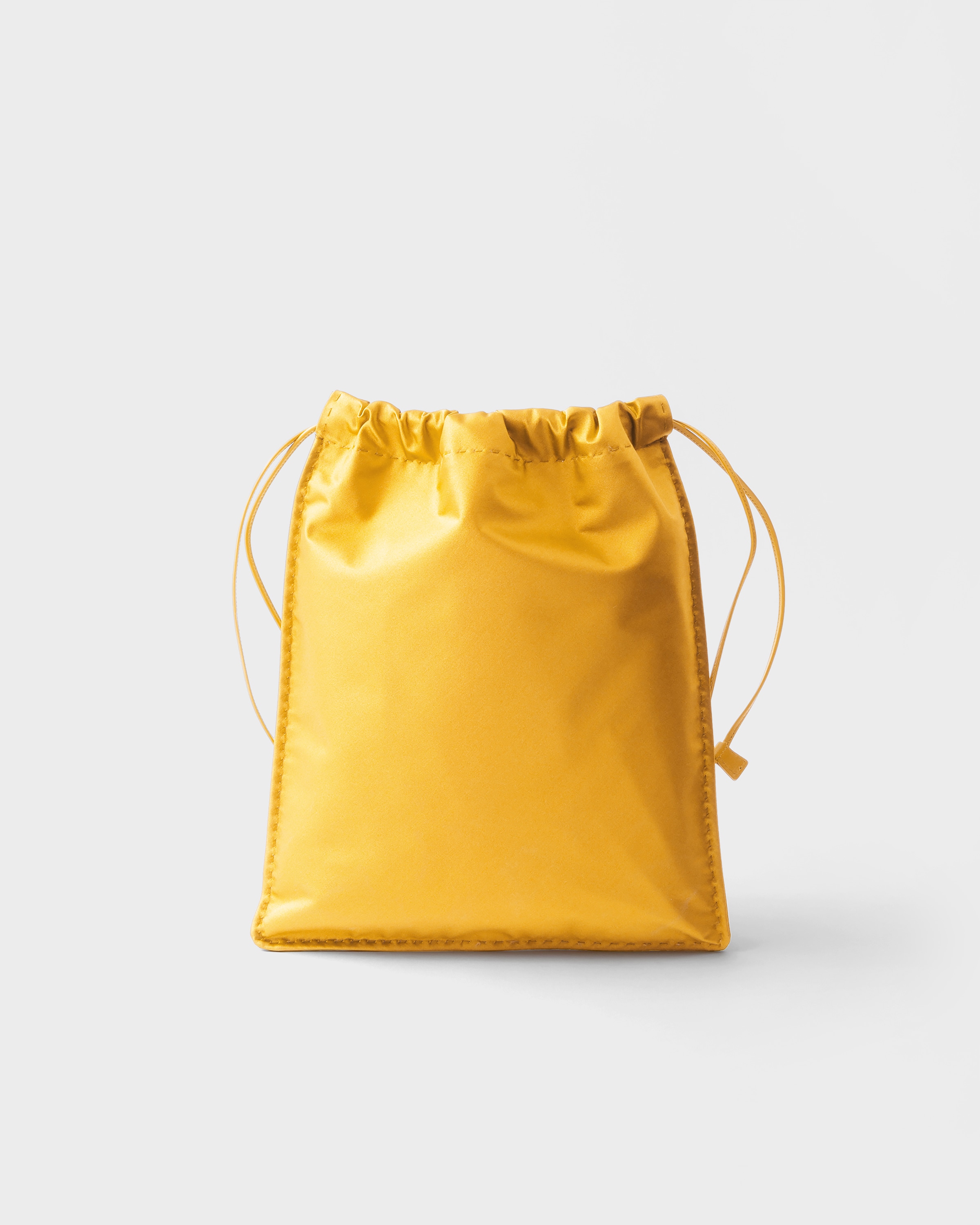 Topaz Prada Wish Silk Duchesse Pouch | PRADA - United States