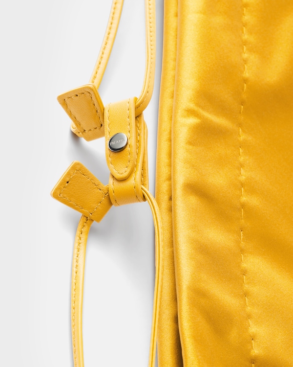 Prada Wish silk duchesse pouch - Topaz Prada Wish silk duchesse pouch - Topaz
