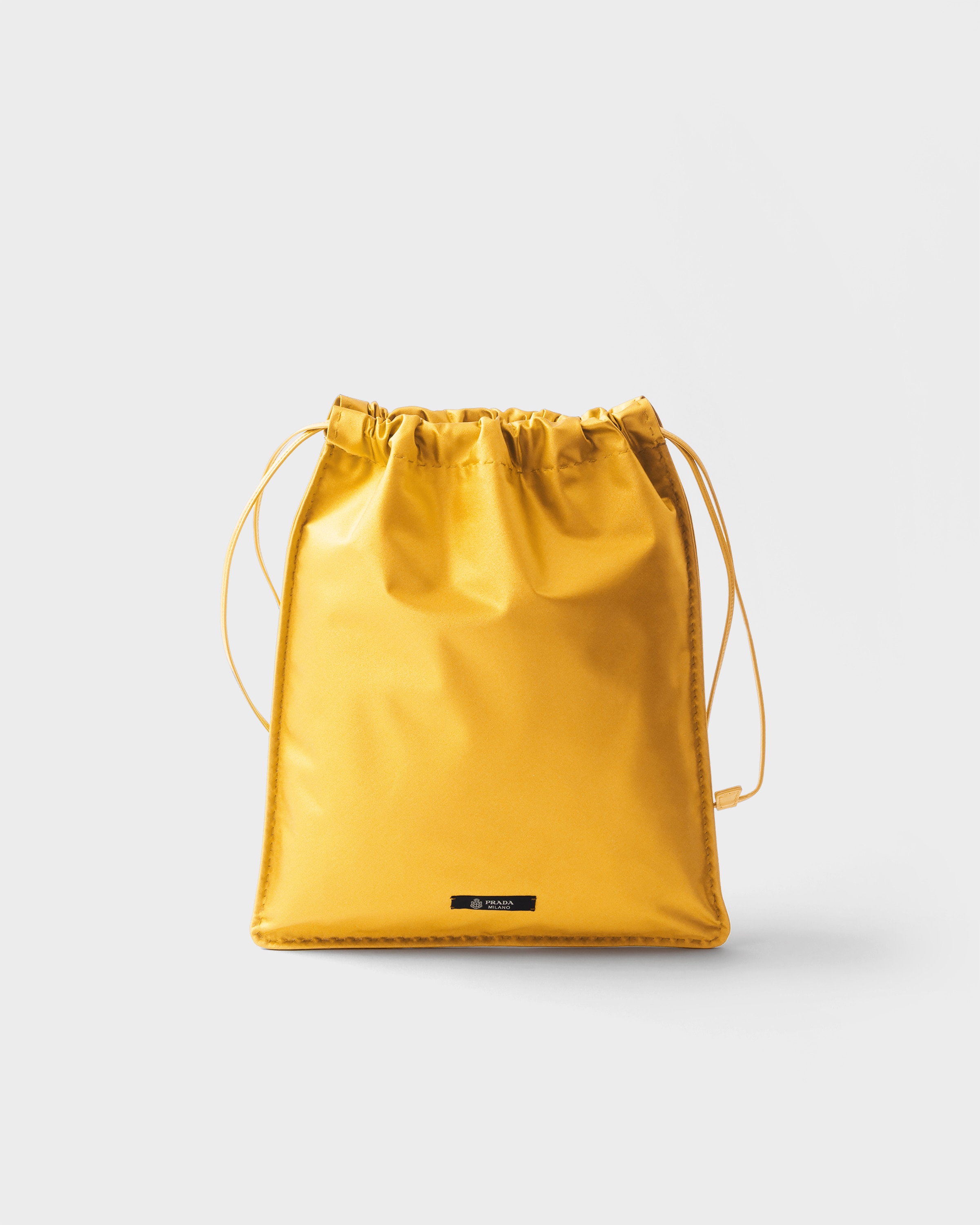 Topaz Prada Wish Silk Duchesse Pouch | PRADA - Japan