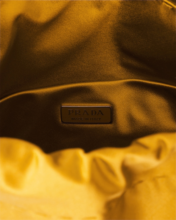 Prada Wish silk duchesse pouch - Topaz Prada Wish silk duchesse pouch - Topaz