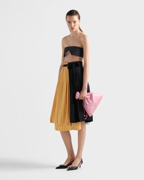 Prada Wish silk duchesse pouch - Petal Pink Prada Wish silk duchesse pouch - Petal Pink