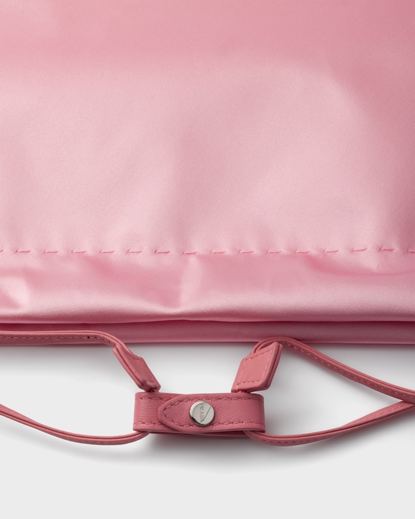 Prada Wish silk duchesse pouch - Petal Pink Prada Wish silk duchesse pouch - Petal Pink