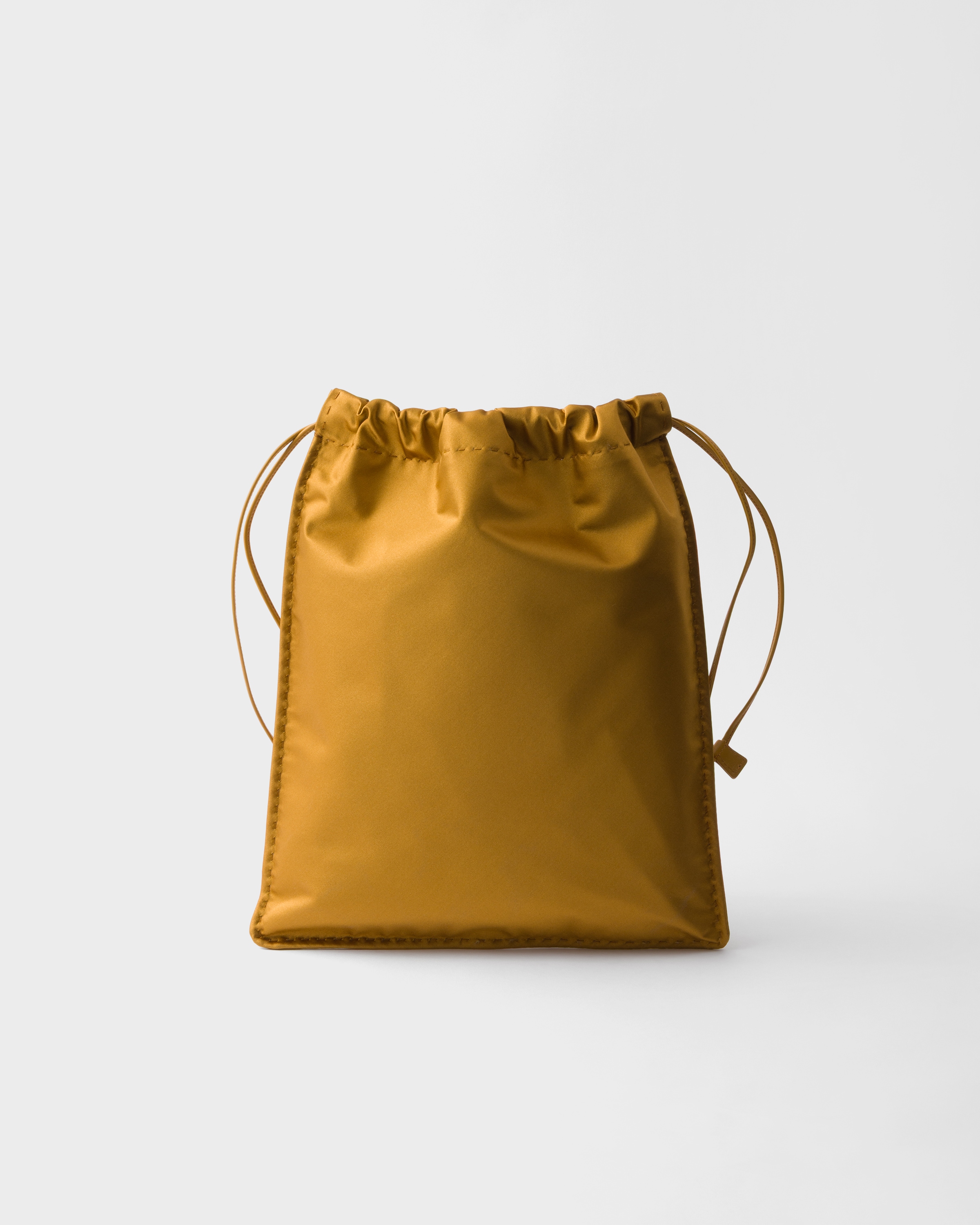 Whiskey Prada Wish Silk Duchesse Pouch | PRADA