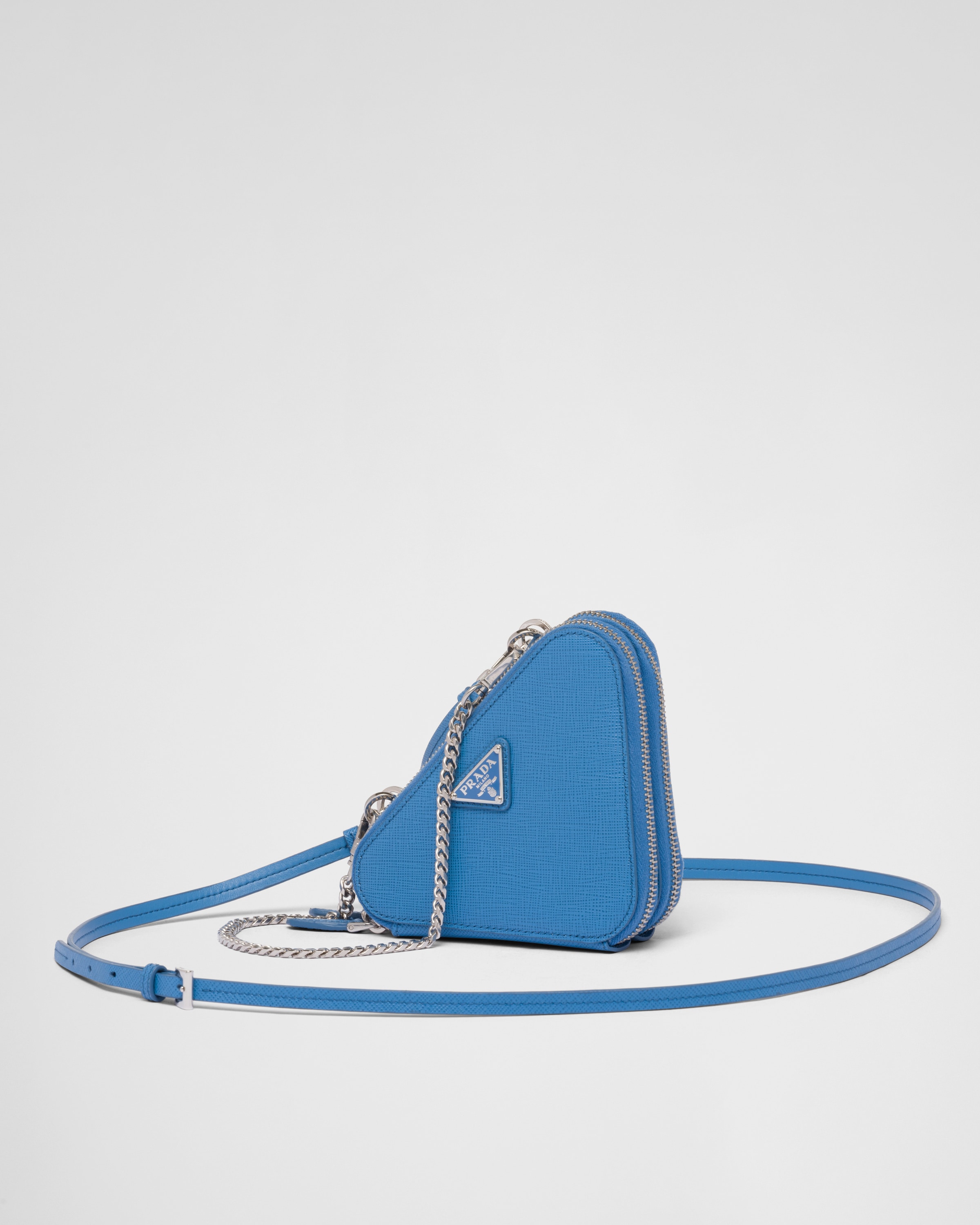 Saffiano leather mini clearance pouch