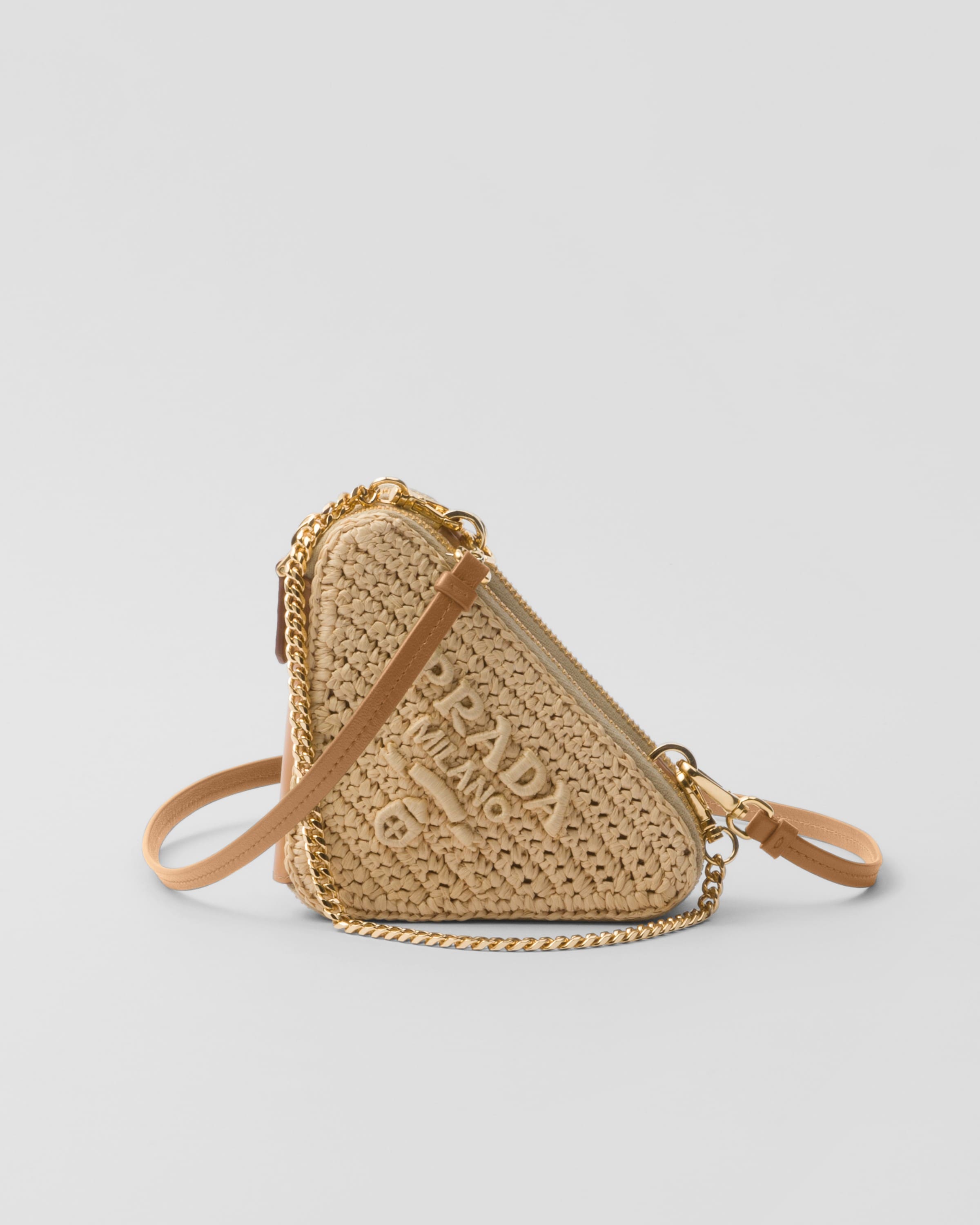 Woven fabric mini-pouch