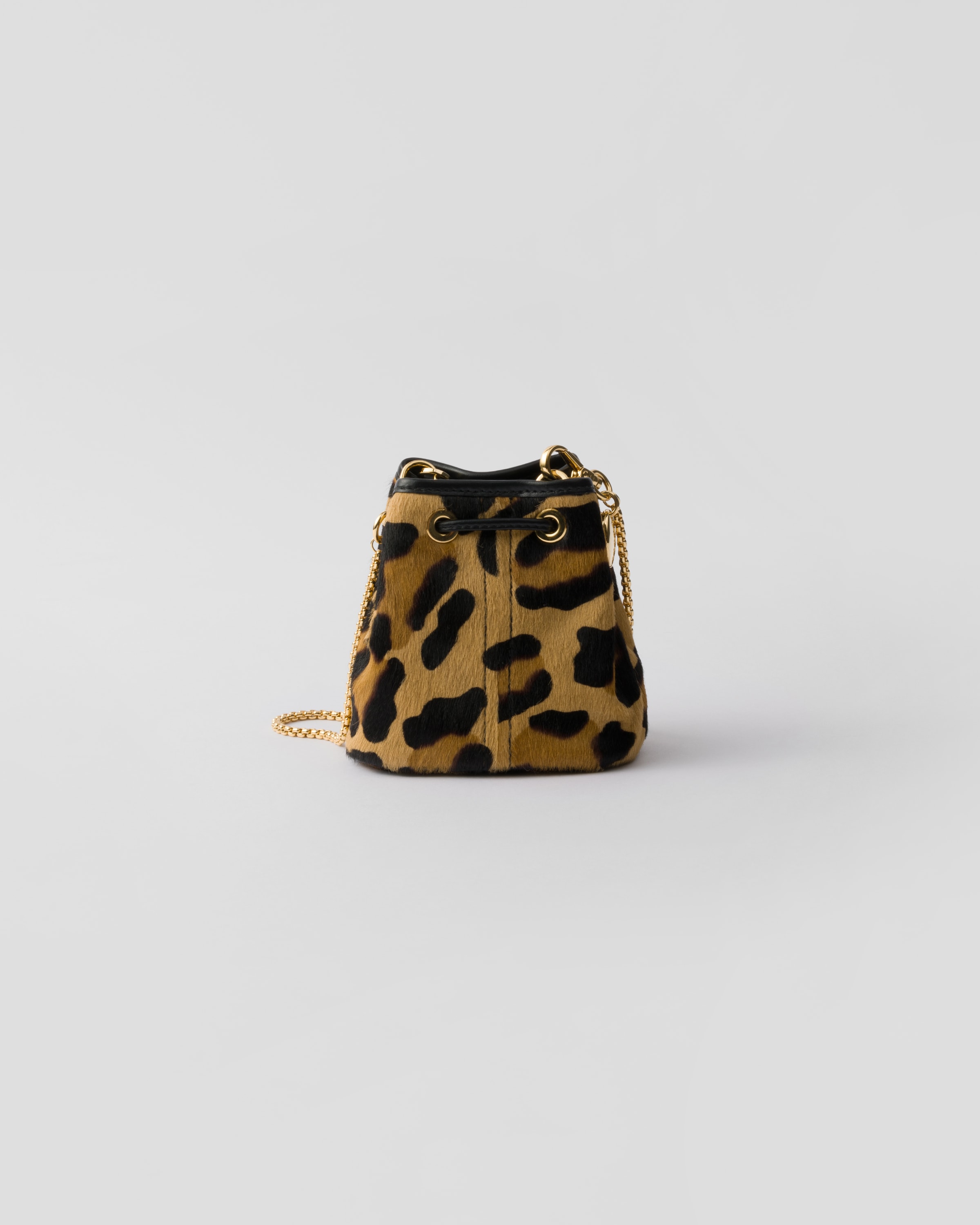 Honey Printed Leather Mini Pouch | PRADA