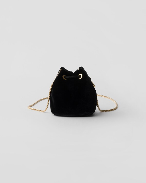 Velvet mini pouch - Black Velvet mini pouch - Black