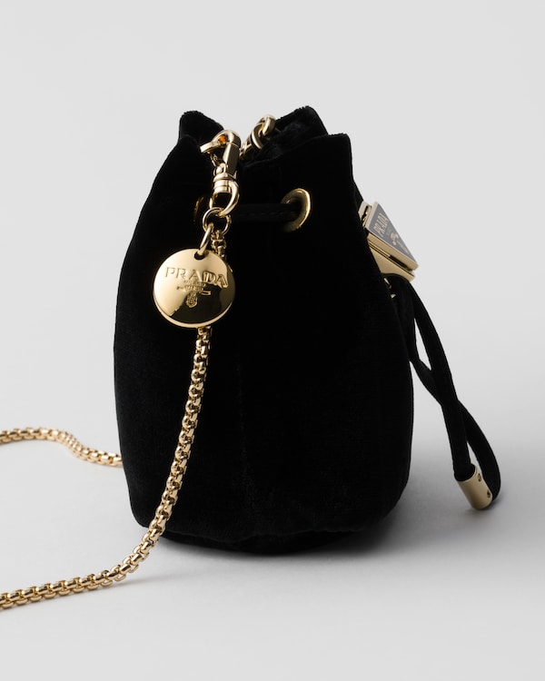 Velvet mini pouch - Black Velvet mini pouch - Black