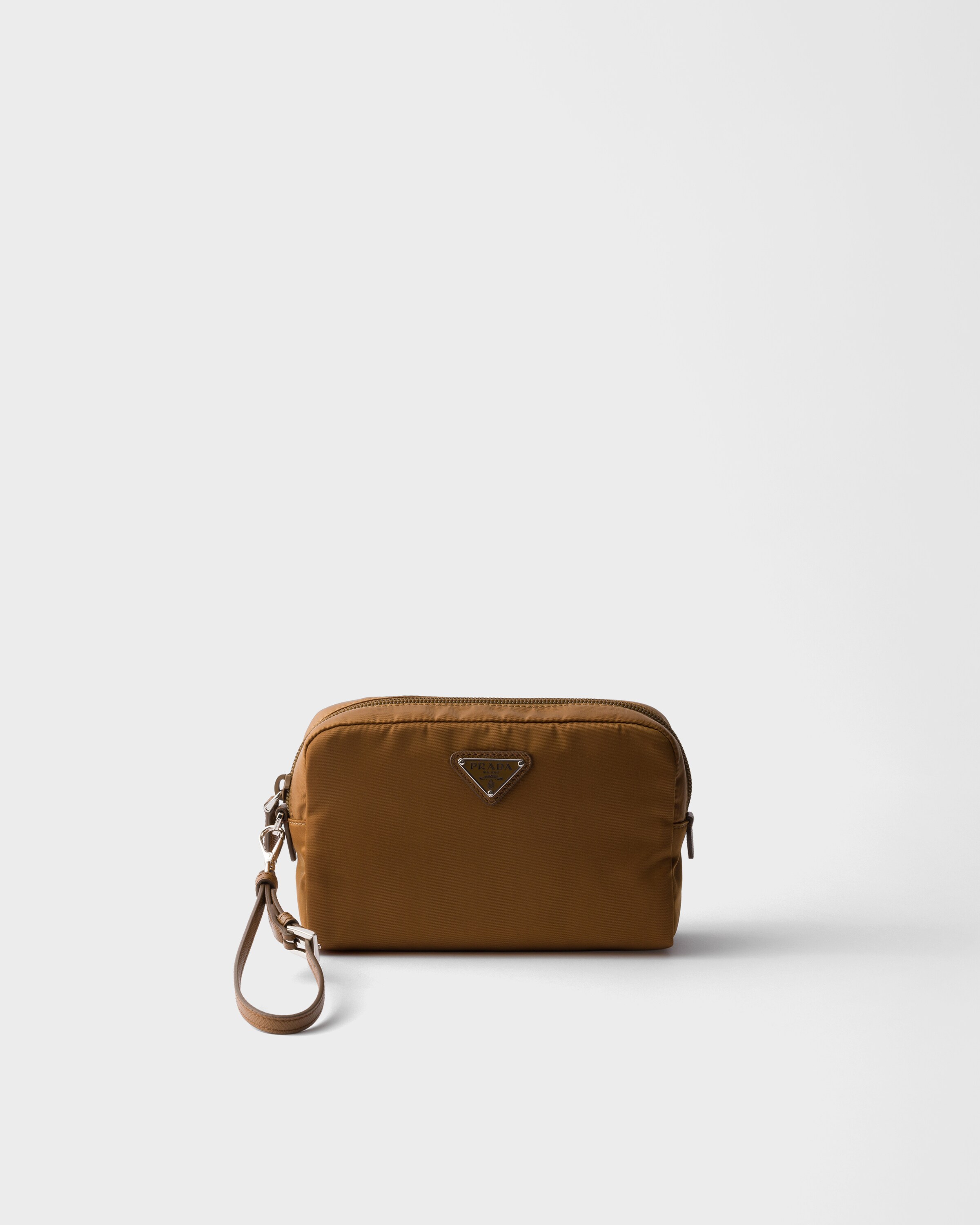 Prada Necessaire Small In Re-nylon, Donna, Brandy