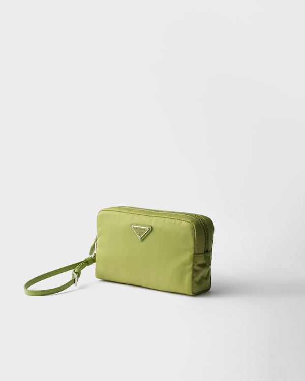 Small Re-Nylon pouch - Lawn Green Small Re-Nylon pouch - Lawn Green