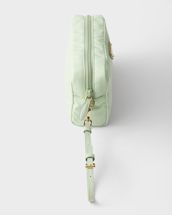 Small Re-Nylon pouch - Aqua Small Re-Nylon pouch - Aqua