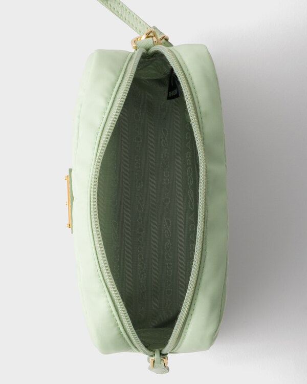 Small Re-Nylon pouch - Aqua Small Re-Nylon pouch - Aqua