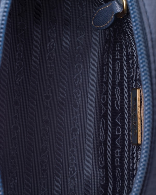 Small Re-Nylon pouch - Aviation Blue Small Re-Nylon pouch - Aviation Blue