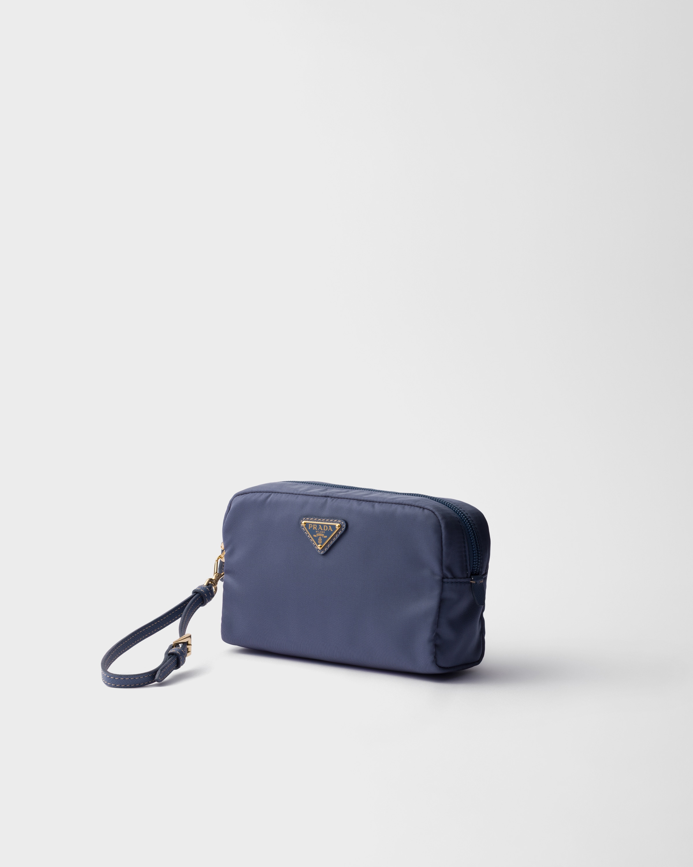 アビエーションブルー スモール Re-nylon ポーチ | PRADA