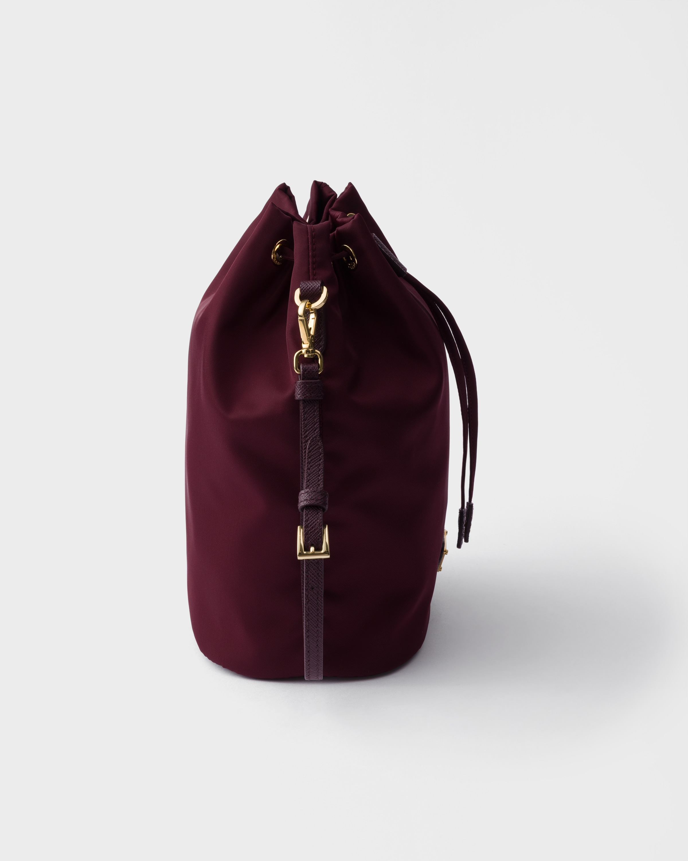 Burgundy Re-Nylon pouch | PRADA