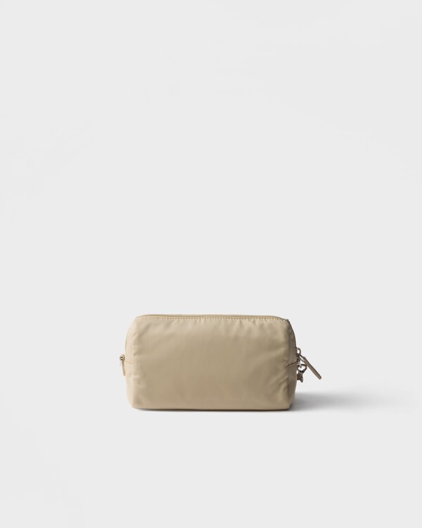 Medium Re-Nylon pouch - Desert Beige Medium Re-Nylon pouch - Desert Beige