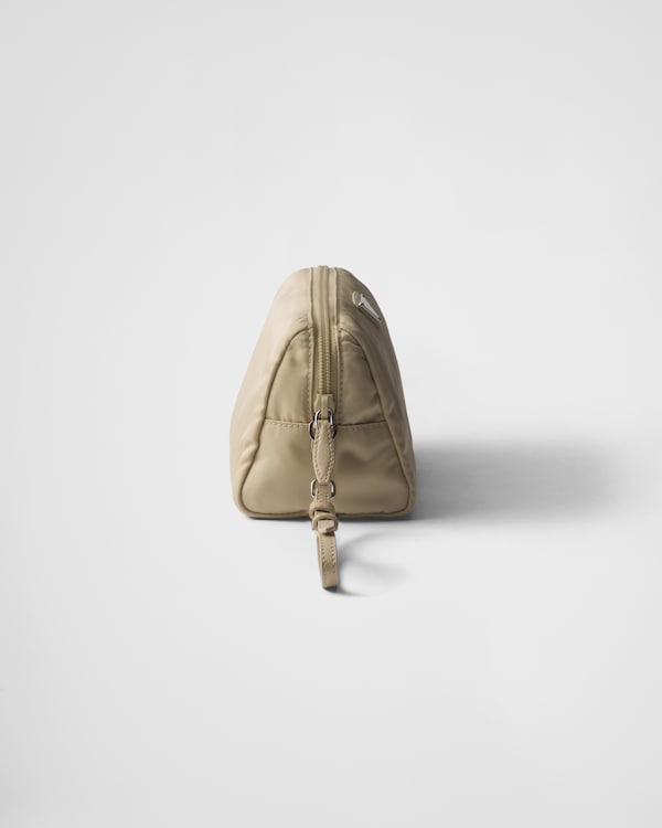 Medium Re-Nylon pouch - Desert Beige Medium Re-Nylon pouch - Desert Beige
