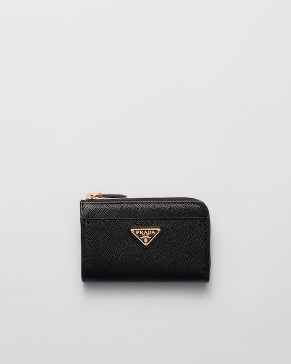 ブラック/ピンク サフィアーノマルチカラー キーケース | PRADA