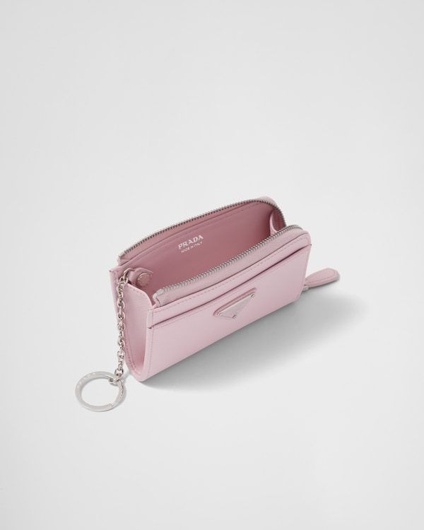 サフィアーノレザートライアングル キーチェーン サフィアーノレザートライアングル キーチェーン