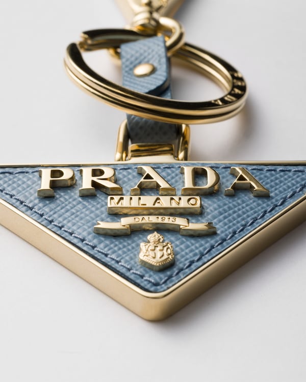 Portachiavi in Saffiano e metallo Portachiavi in Saffiano e metallo