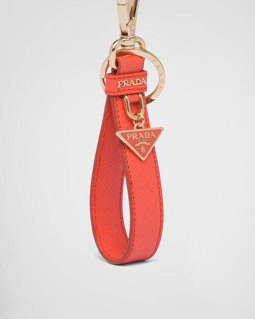 Prada Saffiano leather keychain 2