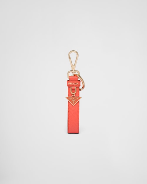 Prada Saffiano leather keychain 1