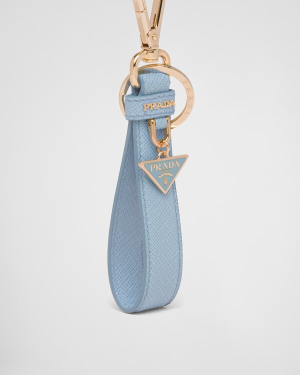 Saffiano leather keychain Saffiano leather keychain