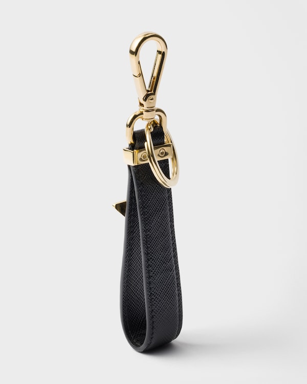 Saffiano leather keychain Saffiano leather keychain
