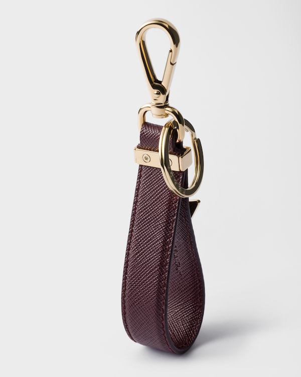 Saffiano leather keychain Saffiano leather keychain