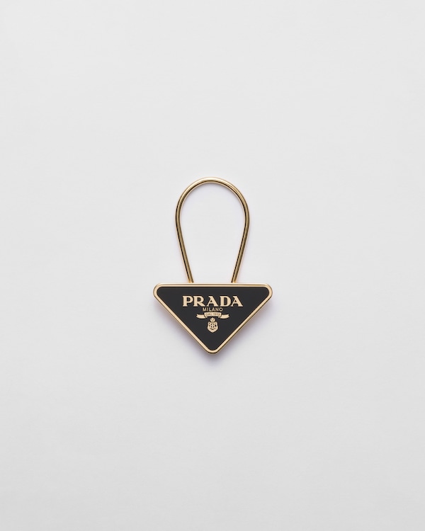 Black Metal keychain | PRADA