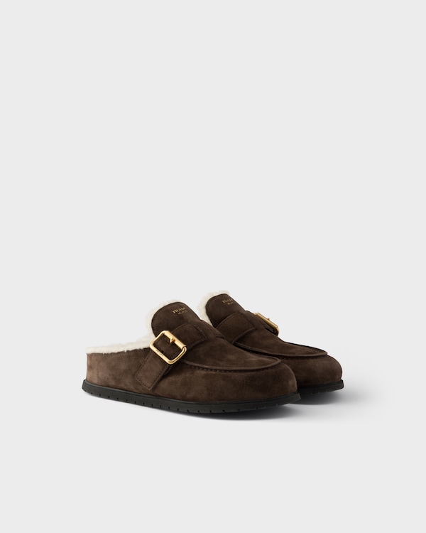 Suede mules - Dark Brown Suede mules - Dark Brown