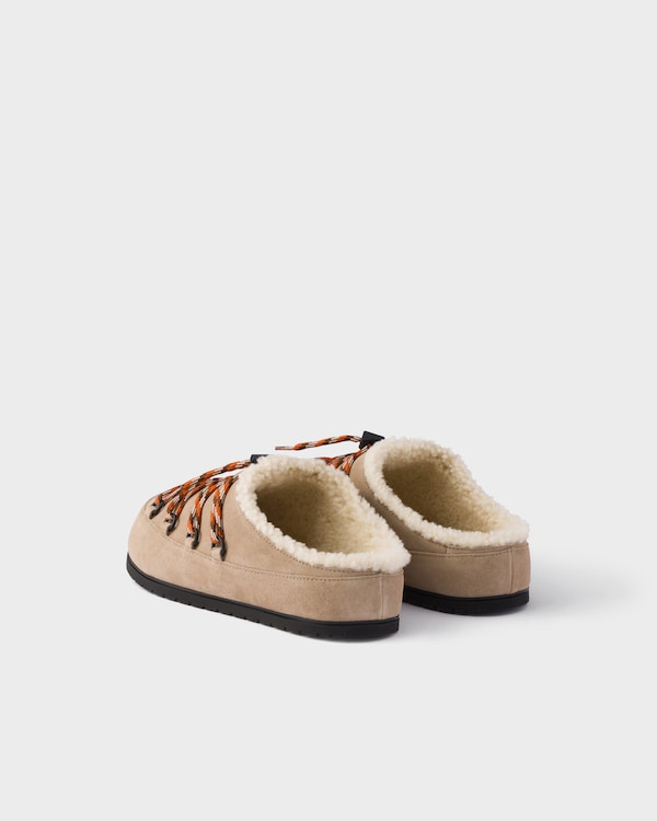 Suede mules - Desert Beige Suede mules - Desert Beige