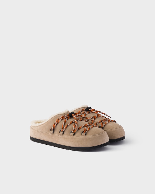 Suede mules - Desert Beige Suede mules - Desert Beige