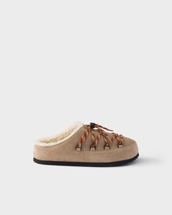 Suede mules - Desert Beige Suede mules - Desert Beige