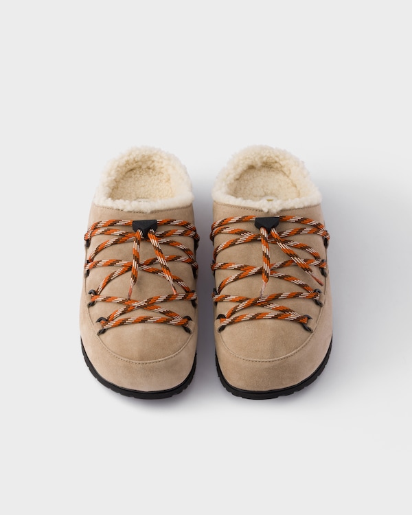 Suede mules - Desert Beige Suede mules - Desert Beige