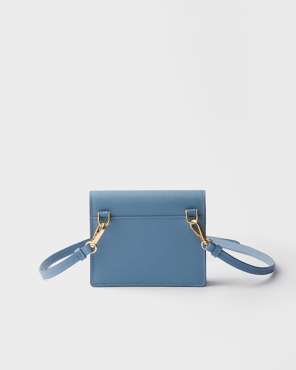 Saffiano mini pouch - Azul Astral Saffiano mini pouch - Azul Astral