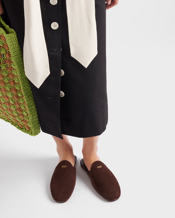 Suede mules Suede mules