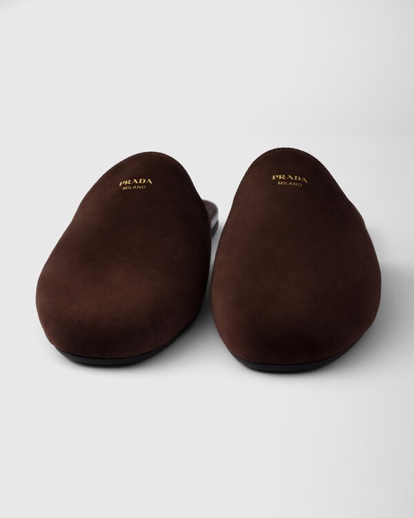 Suede mules Suede mules