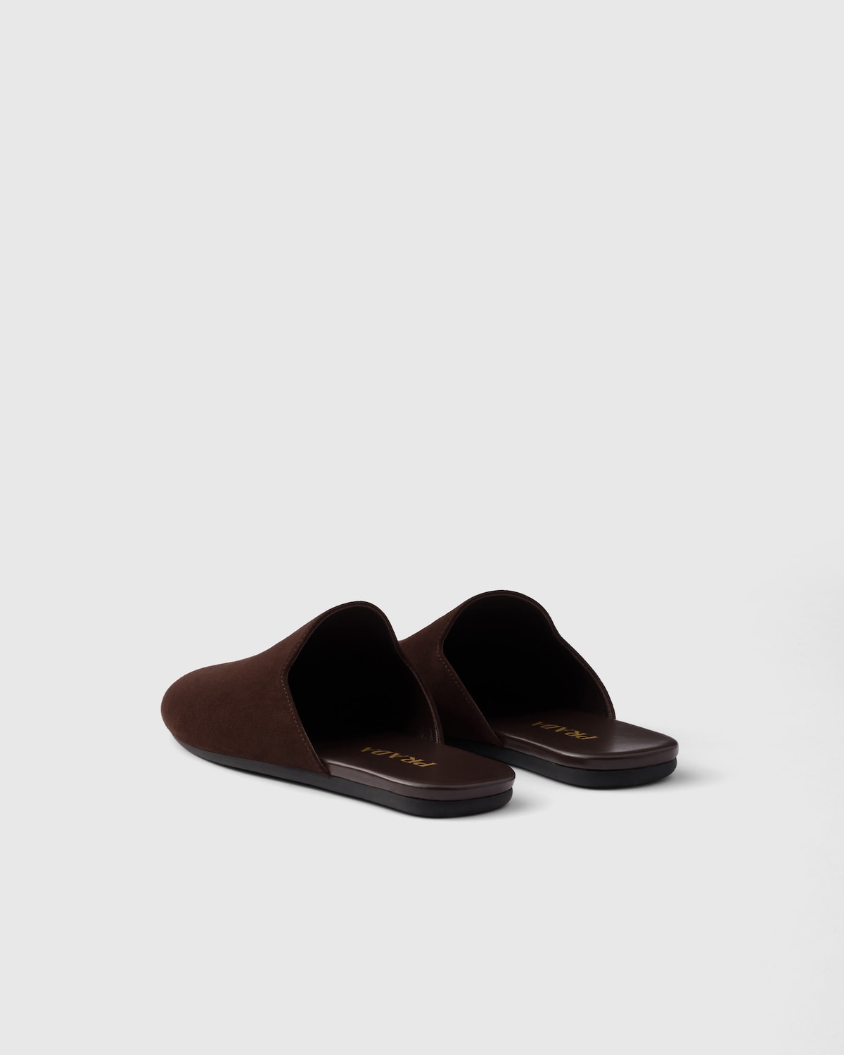 Pra Pink Suede Leather Mule 25mm Rubber Sole