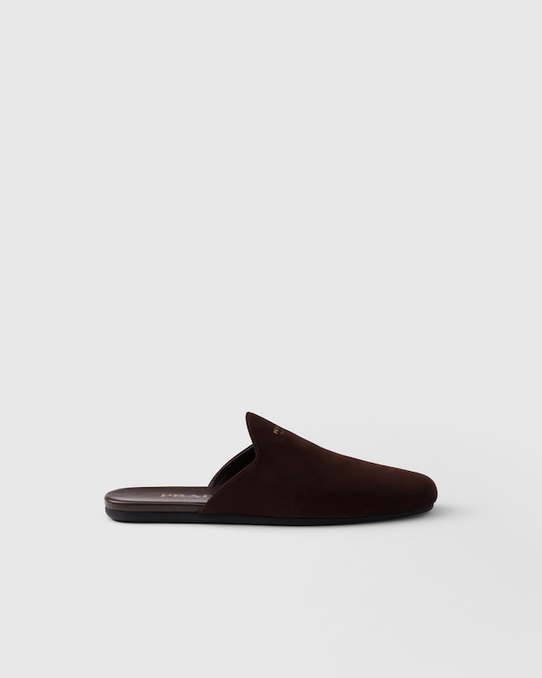 Suede mules Suede mules
