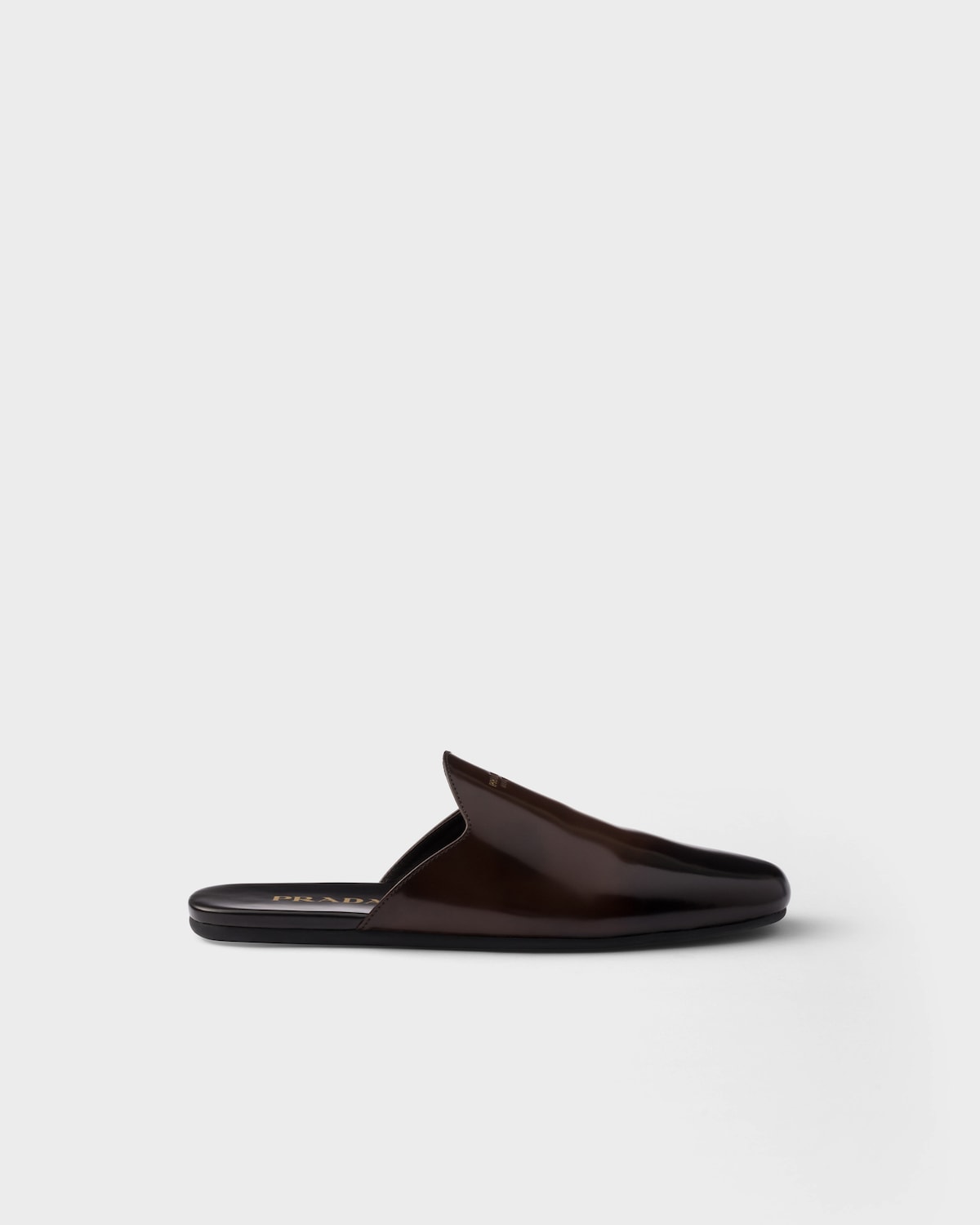 PRADA 25S DEXUN MULE IN LIGHT PINK SUEDE LEATHER