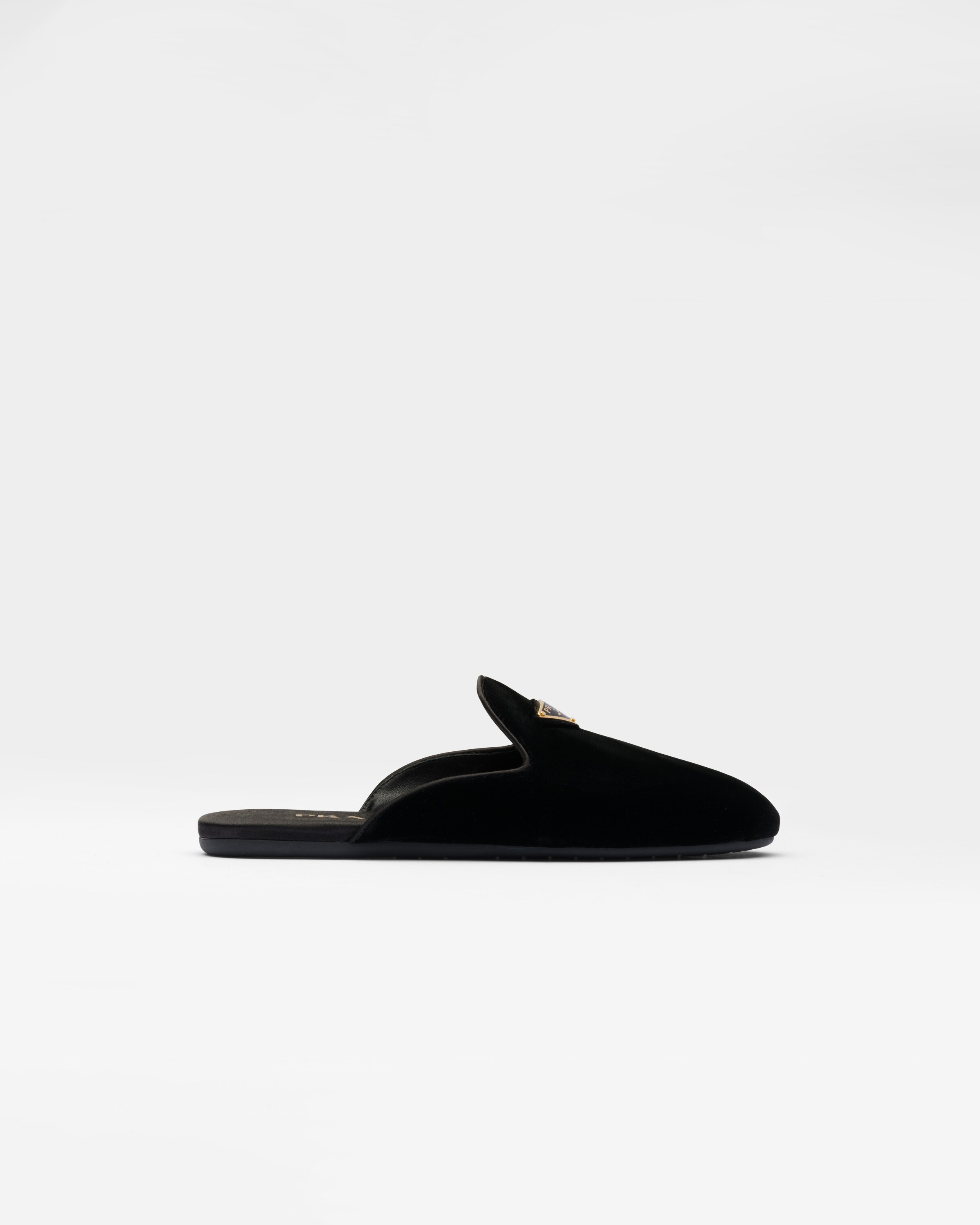 Prada velvet clearance mules